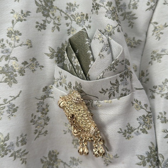 Men’s Floral Sherwani Suit Size 42 - Picture 4 of 8